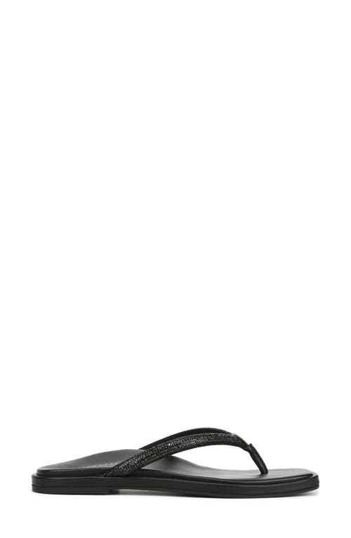 Vionic Vista Shine Flip Flop In Black