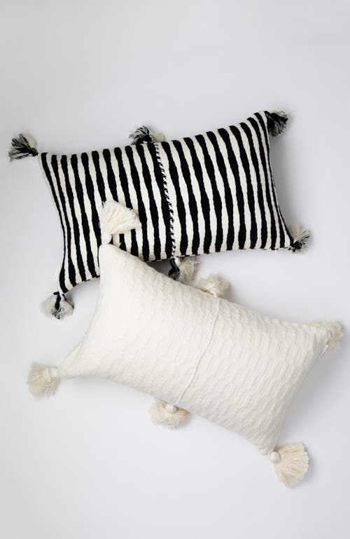 ARCHIVE NEW YORK ARCHIVE NEW YORK ANTIGUA CLASSIC SOLID HANDWOVEN COTTON THROW PILLOW 
