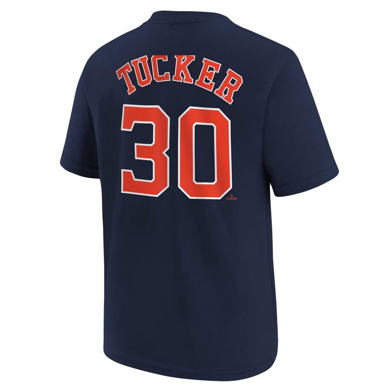 Shop Nike Youth  Kyle Tucker Navy Houston Astros Name & Number T-shirt