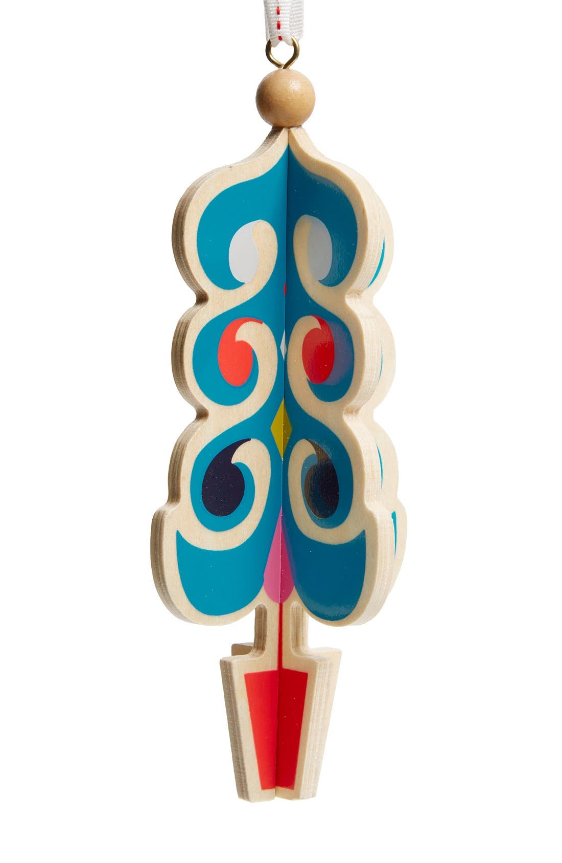 Nordstrom at Home 3D Wooden Tree Ornament Nordstrom