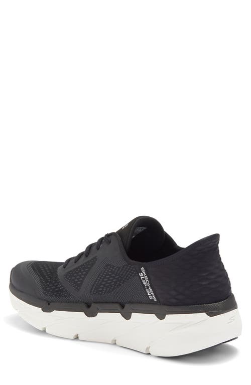 Shop Skechers Max Cushioning Premier Sneaker In Black/white