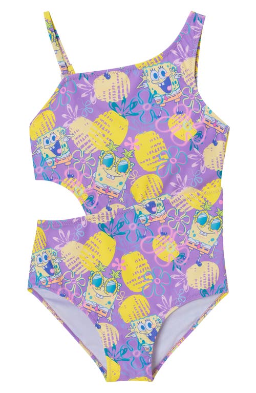 ANDY & EVAN ANDY & EVAN KIDS' CUTOUT ONE-PIECE SWIMSUIT 