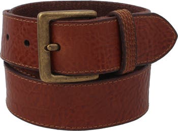 Men's L.L.Bean Essential Leather Belt Brown 36