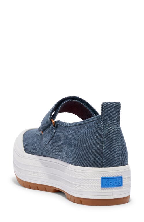 Shop Keds ® Platform Mary Jane Sneaker In Denim