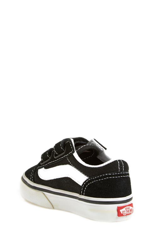 Vans Kids Black Old Skool V Big Kids Sneakers In Black/true White