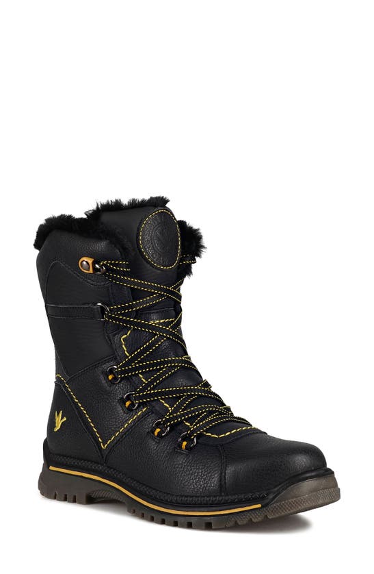 Santana Canada Majesta3 Lea Waterproof Boot In Black Lime