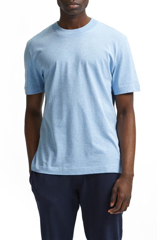 Selected Homme Colman Crewneck T-Shirt in Ballad Blue