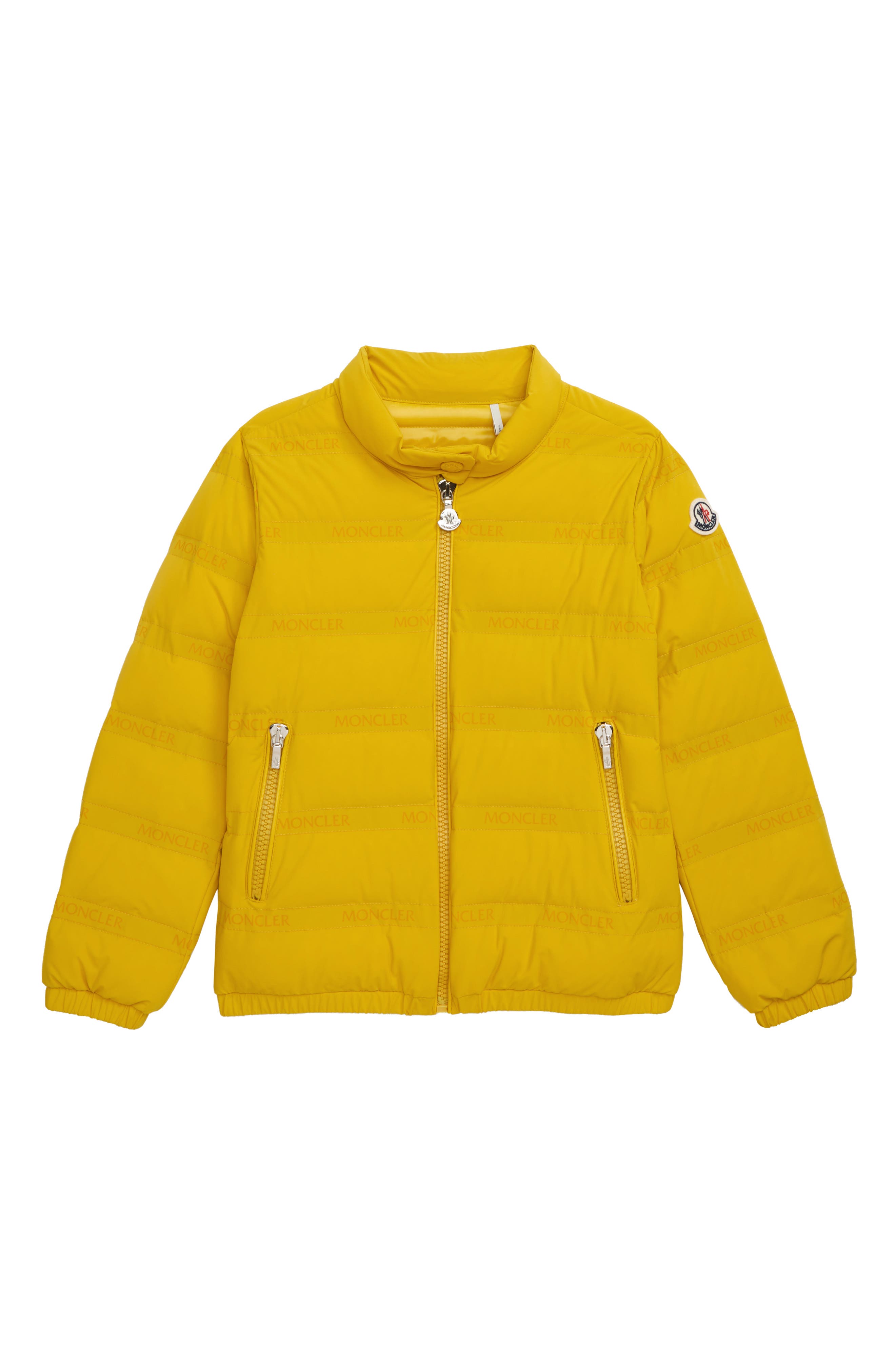 moncler yellow coat