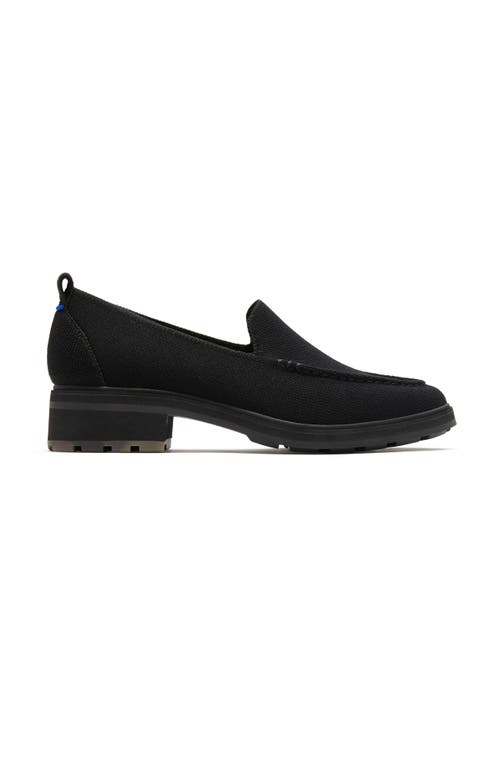 Rothys Rothy's The Lug Loafer In Onyx Black