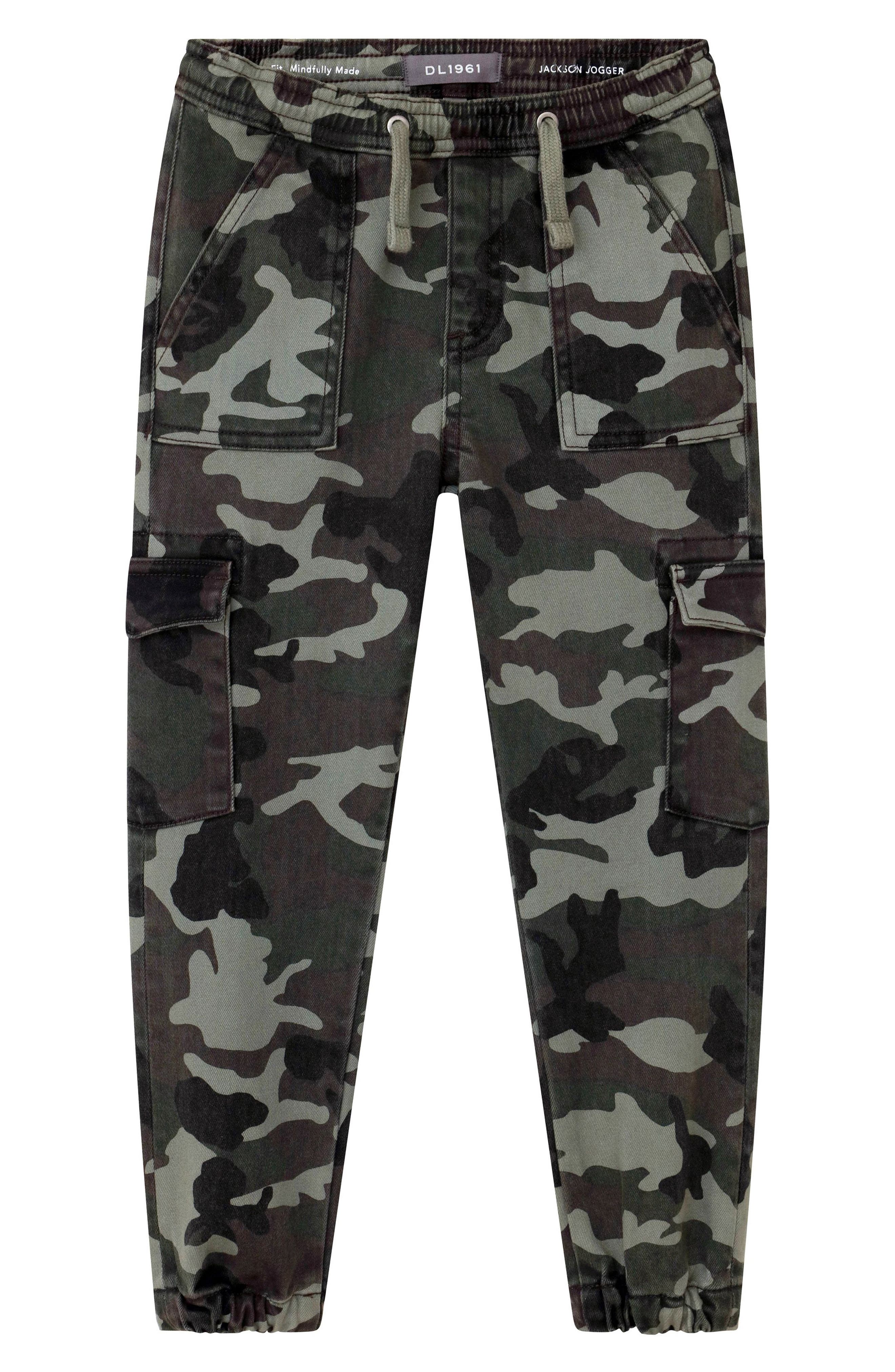 military print joggers