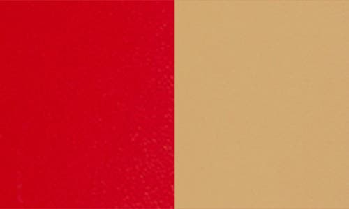 Tory Burch Miller Reversible Logo Belt In Tory Red/ginger/gold