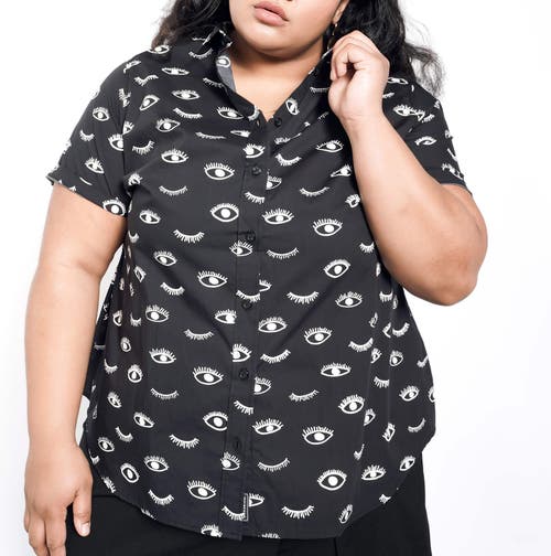Wildfang The Essential Button Up In Wink Black