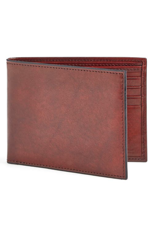 Old Leather Deluxe Wallet in Dark Brown