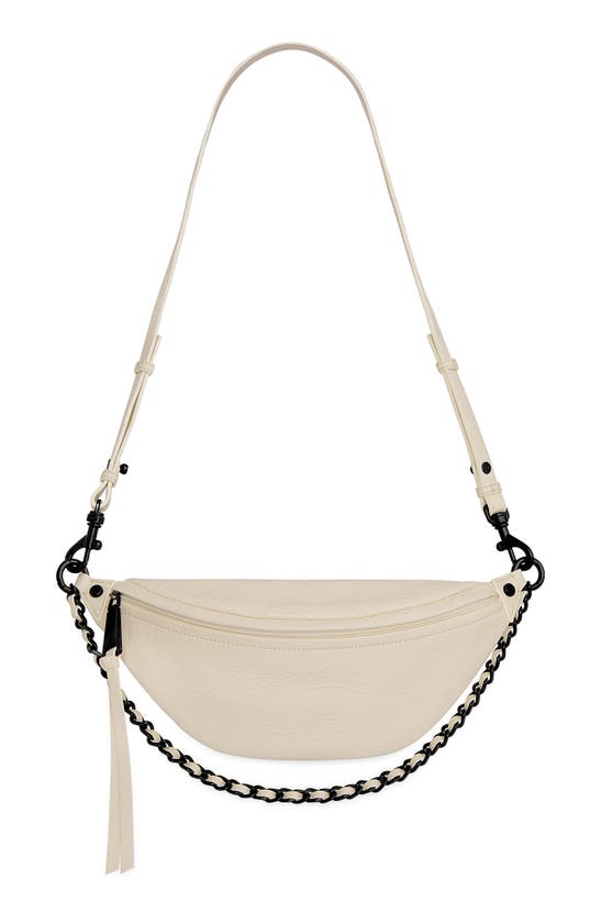 Shop Rebecca Minkoff Chelsea Leather Sling Bag In Chantilly