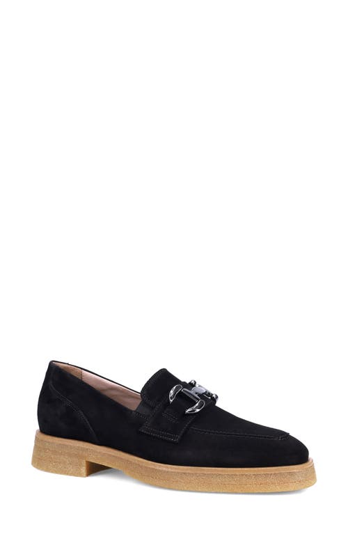 Ron White Hoda Platform Bit Loafer in Onyx 