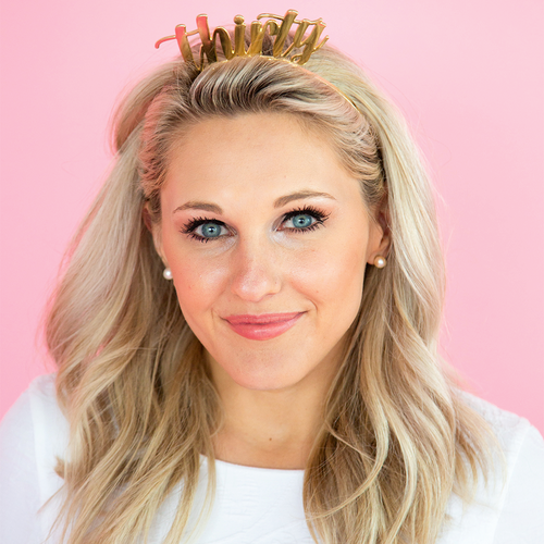 Jollity & Co Milestone Events Metal Headbands In Rose Gold Thirty