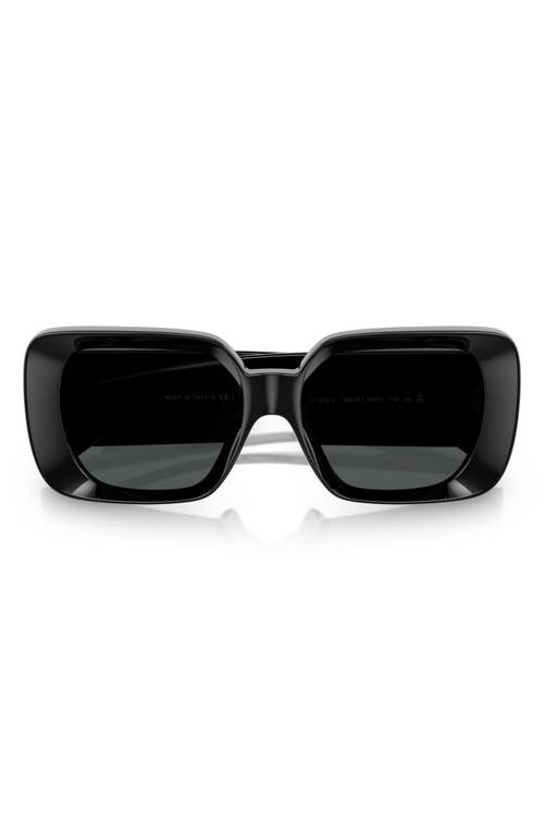 Shop Versace 54mm Square Sunglasses In Black