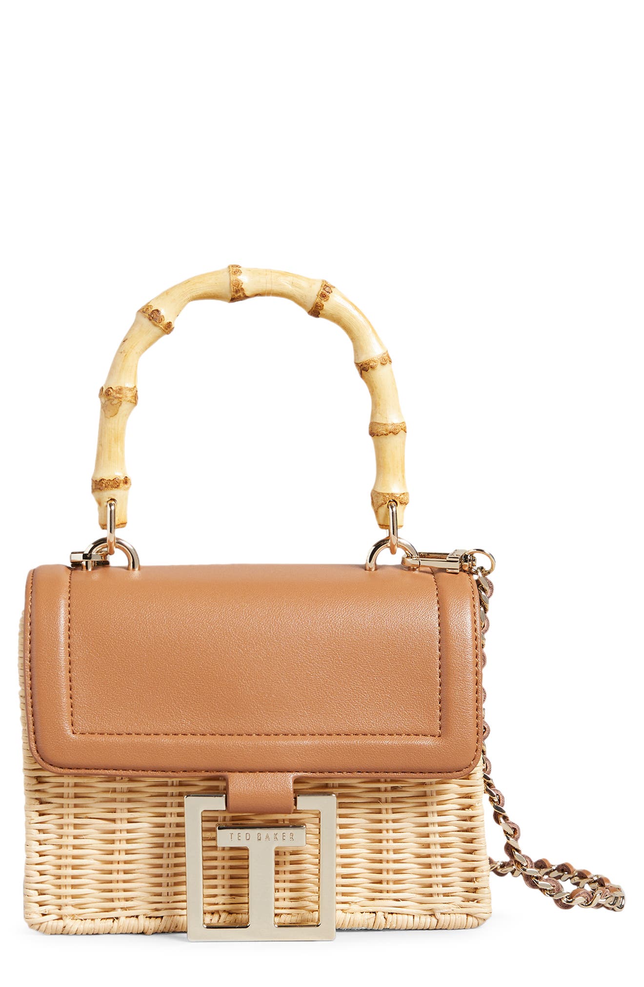 ted baker straw handbag