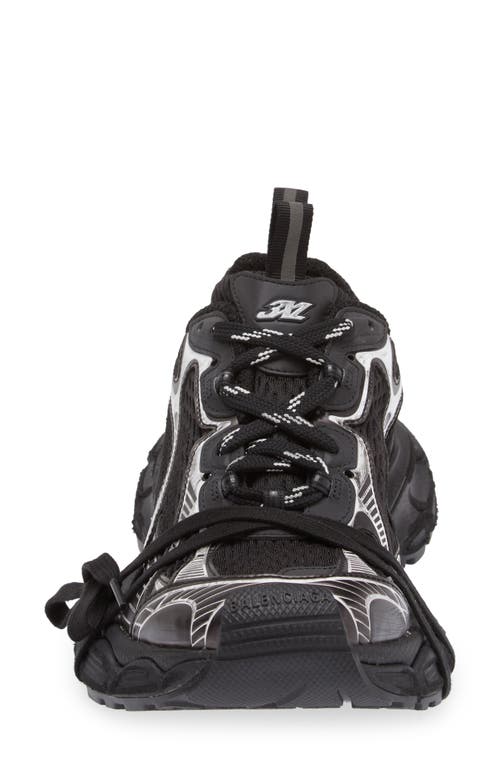 Shop Balenciaga 3xl Sneaker In Black/white