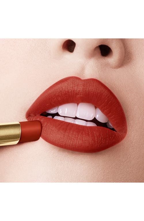 Shop Christian Louboutin Rouge Stiletto Lumi Matte Lipstick In Red Wood 157l