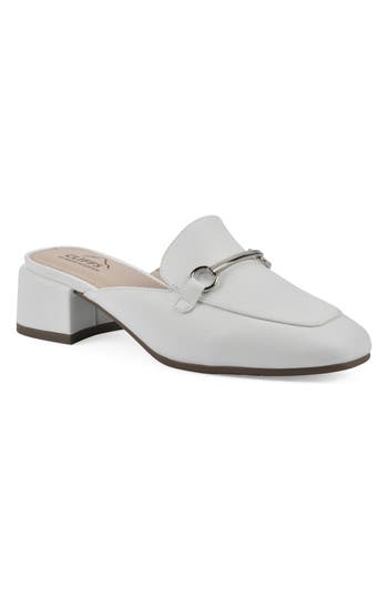 Shop Cliffs By White Mountain Quin Mule In White/grainy
