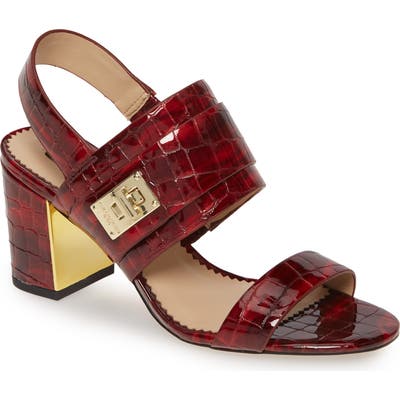 Karl Lagerfeld Paris Jaylynn Sandal- Red