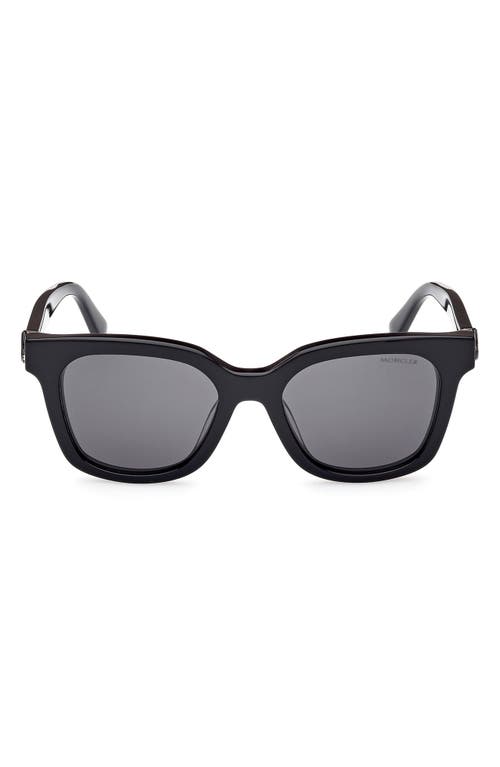 Moncler Audree 50mm Square Sunglasses in /Smoke at Nordstrom