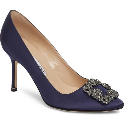 Manolo Blahnik Hangisi Pump - Blue