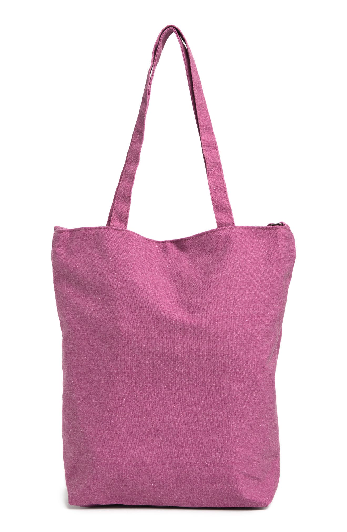 pink canvas bag
