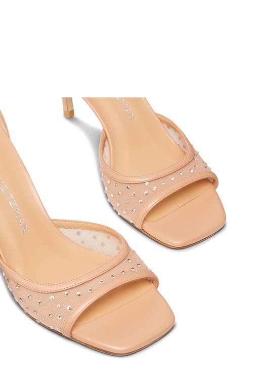 Shop Stuart Weitzman Nudista 75 Sandal In Ginger