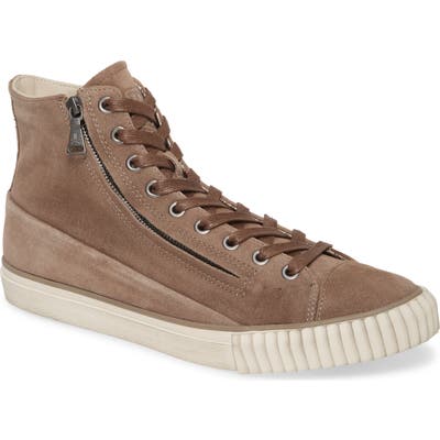 John Varvatos Star Usa Double Zip Sneaker- Brown
