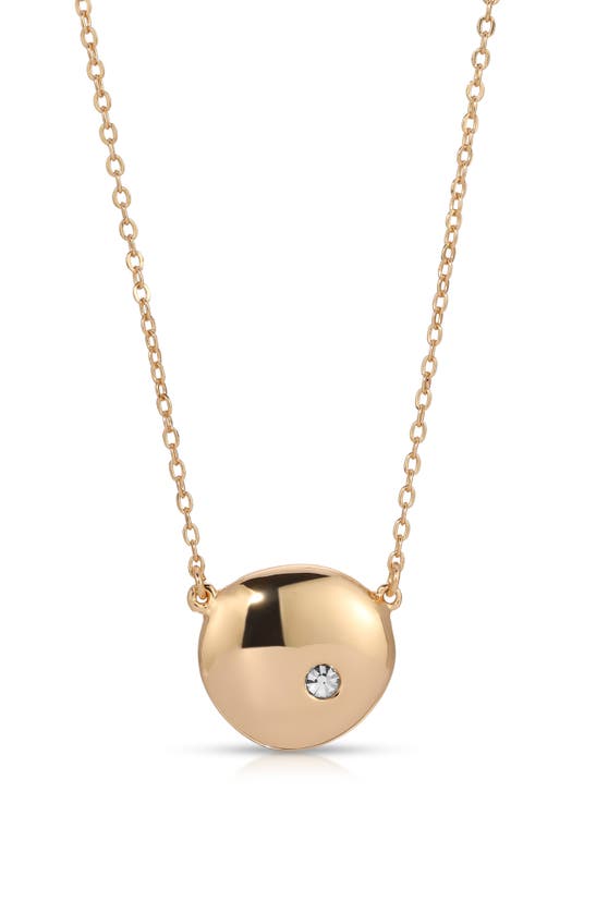 Shop Ettika Skipping Stone Pendant Necklace In Gold