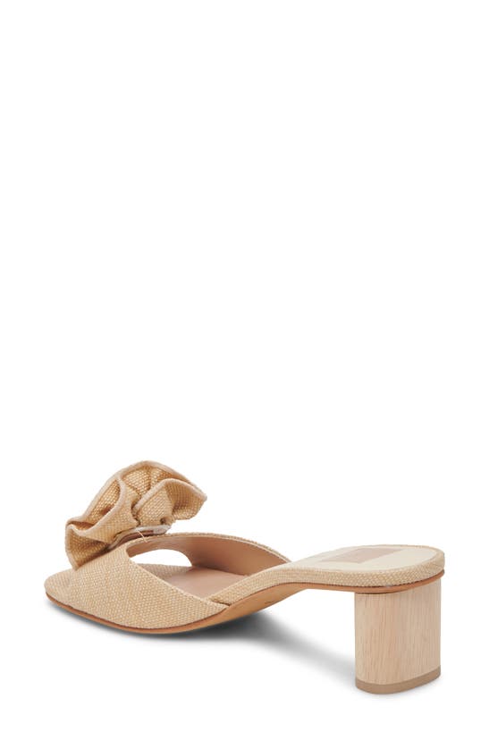 Shop Dolce Vita Darly Slide Sandal In Natural Raffia