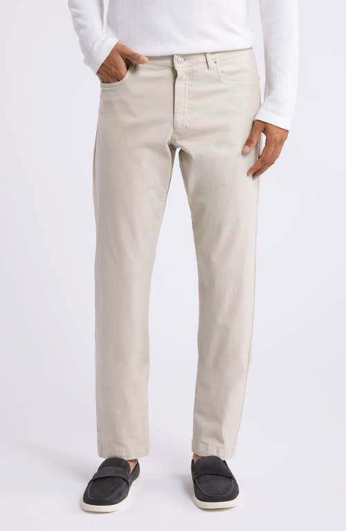 Shop Jack Victor Jackie 5-pocket Stretch Cotton Pants In Light Beige