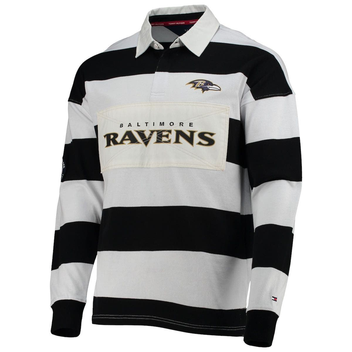 ravens long sleeve polo