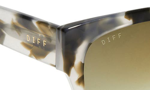 DIFF DIFF BELLA II 54MM POLARIZED GRADIENT SQUARE SUNGLASSES 