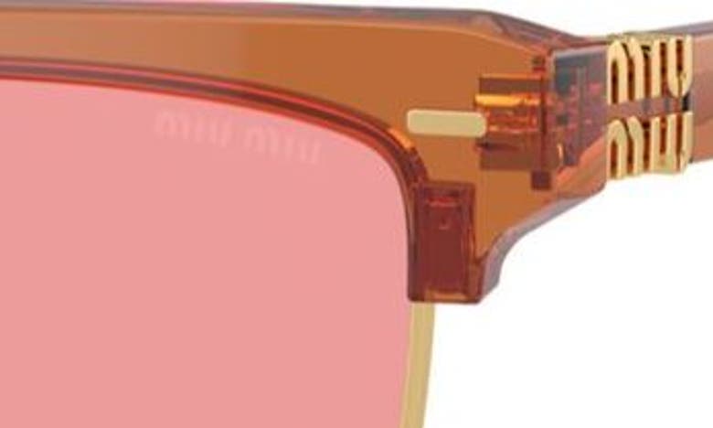Miu Miu 54mm Square Sunglasses In Pink