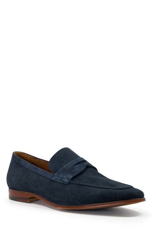 Silas Penny Loafer in Navy