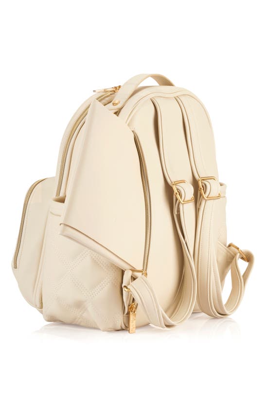 Shop Itzy Ritzy Mini Plus Diaper Backpack In Cream