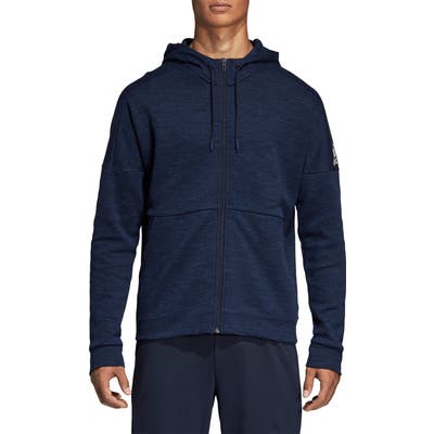 Adidas Id Stadium Zip Hoodie, Blue