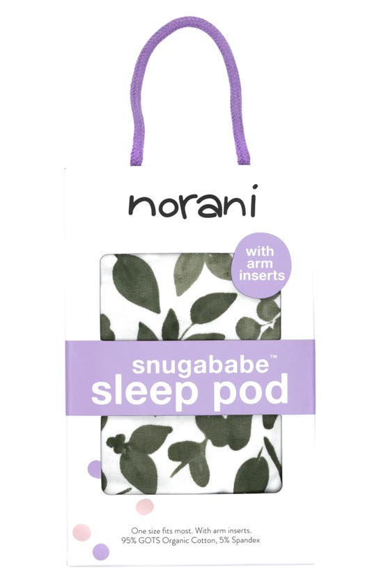 Shop Norani Print Swaddle Blanket In Green