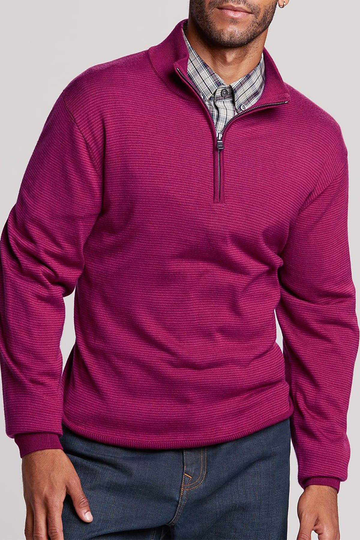 cutter and buck men's mock turtleneck
