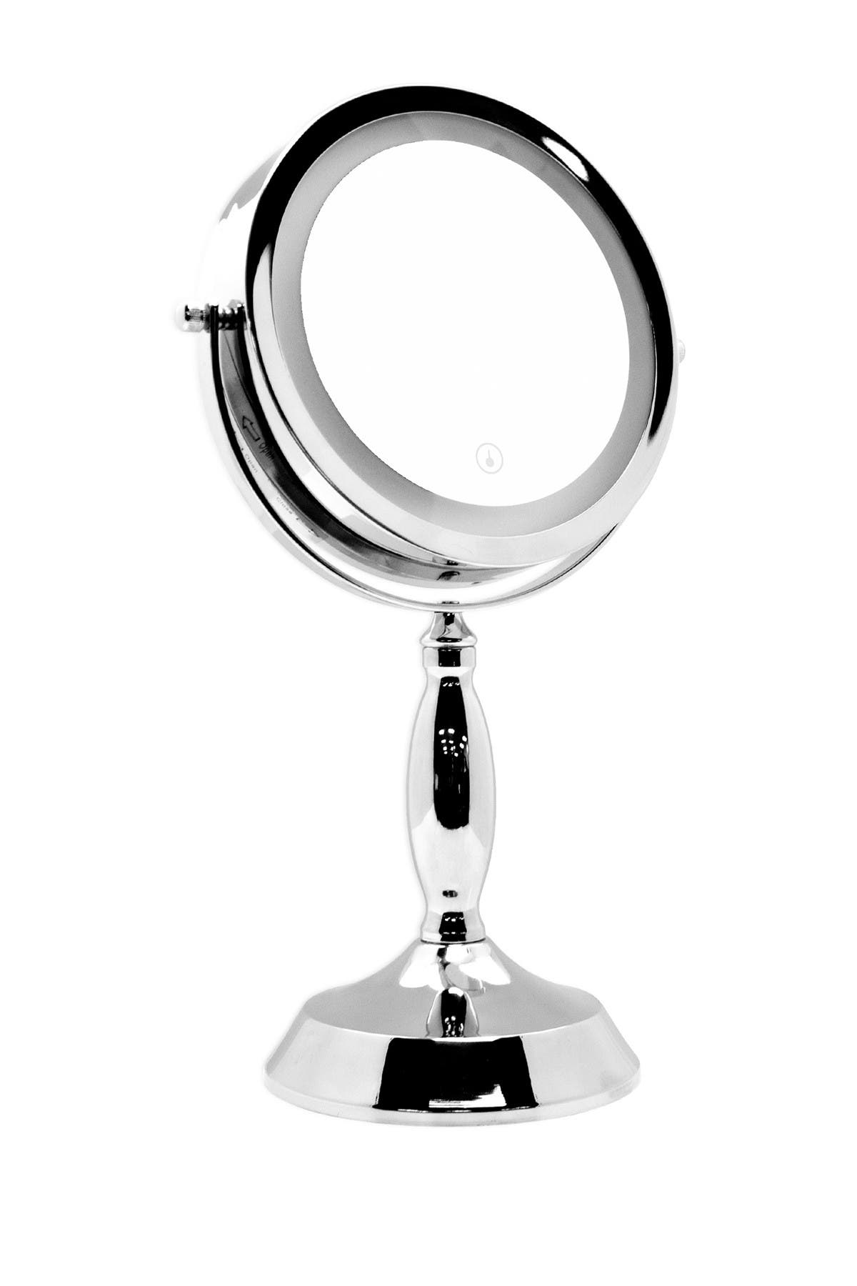 Danielle Led Chrome Vanity Mirror, Lighted Vanity Mirror Canada