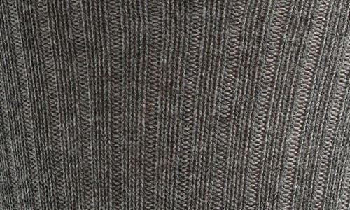 Nordstrom Modern Rib Crew Socks In Grey Heather