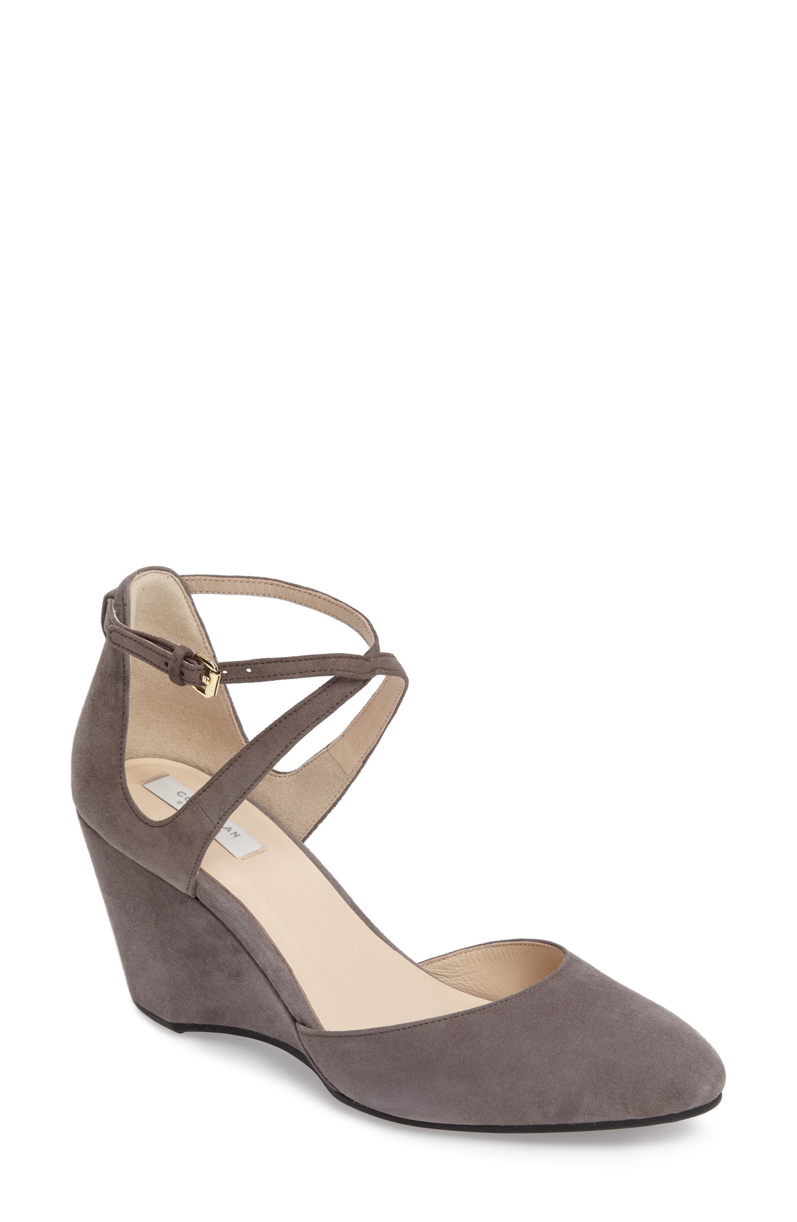 cole haan lacey ankle strap wedge