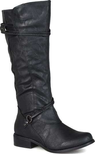 Journee Collection JOURNEE Harley Buckle Tall Boot (Women) | Nordstromrack