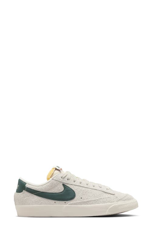 Shop Nike Blazer Low '77 Sneaker In Phantom/green/ivory