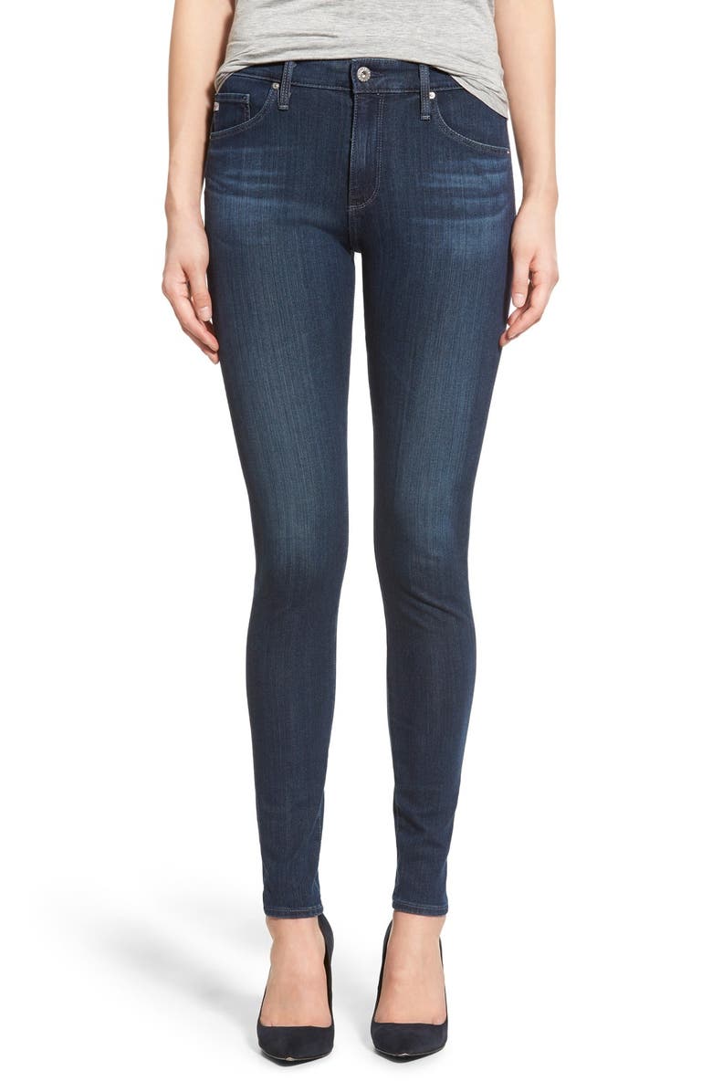 AG 'The Farrah' High Rise Skinny Jeans (Crater) | Nordstrom