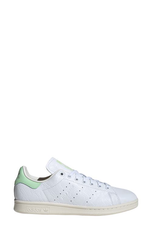 Adidas Originals Adidas Primegreen Stan Smith Sneaker In White/semi Green/off White