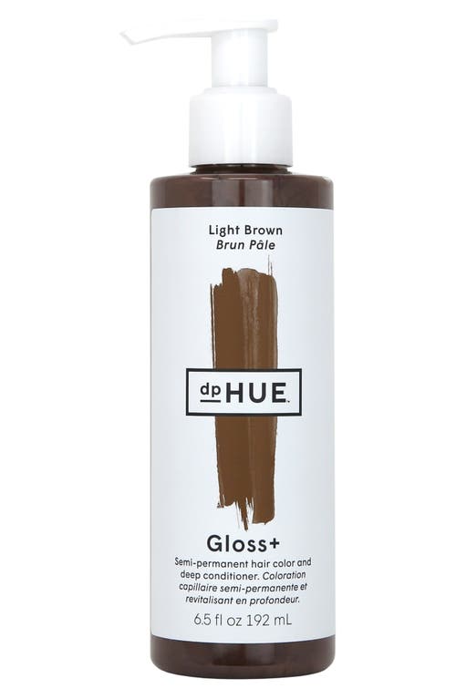 dpHUE Gloss+ Semi-Permanent Hair Color & Deep Conditioner in Light Brown